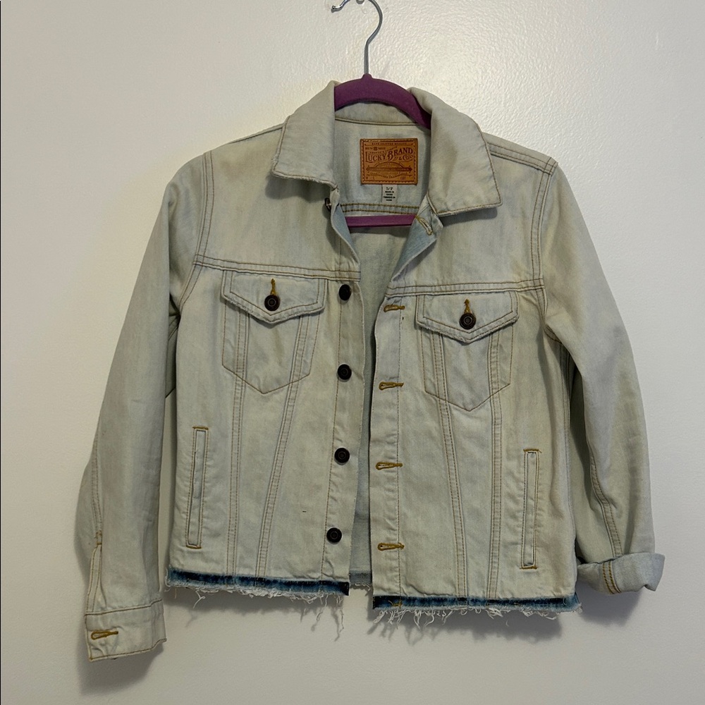 Lucky Brand Light Denim Jean Jacket